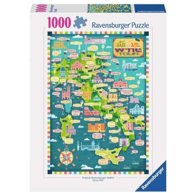 Opakowanie Puzzle 1000 Mapa włoskich win