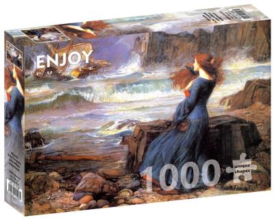 Opakowanie Puzzle 1000 Miranda/Burza, John William Waterhouse