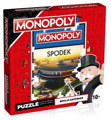 Puzzle 1000 Monopoly. Katowice - Spodek. Wydawca: Winning Moves. SmakLiter.pl Opakowanie Puzzle 1000 Monopoly. Katowice - Spodek