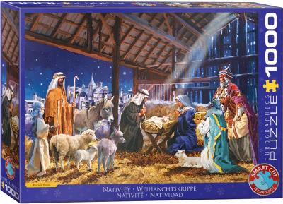 Puzzle 1000 Nativity 6000-5830. Wydawca: Eurographics. SmakLiter.pl Opakowanie Puzzle 1000 Nativity 6000-5830