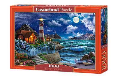 Puzzle 1000 Noc żeglarzy C-104864. Wydawca: CASTOR. SmakLiter.pl Opakowanie Puzzle 1000 Noc żeglarzy C-104864