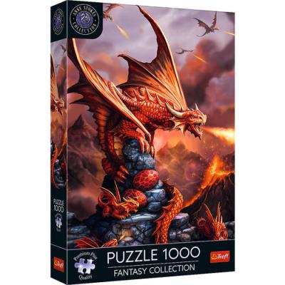 Opakowanie Puzzle 1000 Ognisty Smok TREFL