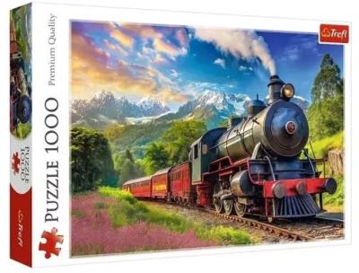 Opakowanie Puzzle 1000 Podróż pociągiem TREFL