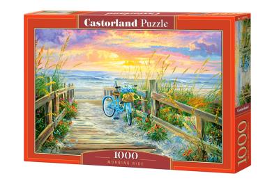 Puzzle 1000 Poranna przejażdżka C-104741-2. Wydawca: CASTOR. SmakLiter.pl Opakowanie Puzzle 1000 Poranna przejażdżka C-104741-2