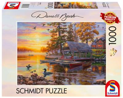 Opakowanie Puzzle 1000 PQ Przystań kajakowa Darrel Bush 112720