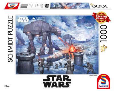 Puzzle 1000 PQ Star Wars Bitwa o Hoth T. Kinkade 110802. Wydawca: Schmidt Spiele Puzzle. SmakLiter.pl Opakowanie Puzzle 1000 PQ Star Wars Bitwa o Hoth T. Kinkade 110802