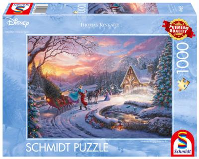 Opakowanie Puzzle 1000 PQ T.Kinkade Kopciuszek powrót do domu na święta 113368