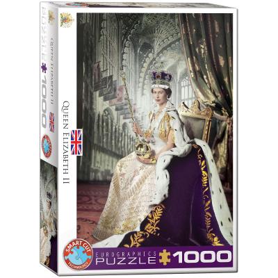 Puzzle 1000 Queen Elizabeth II 6000-0919. Wydawca: Eurographics. SmakLiter.pl Opakowanie Puzzle 1000 Queen Elizabeth II 6000-0919