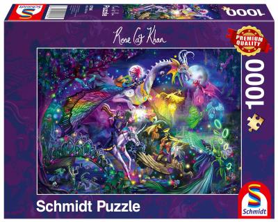 Opakowanie Puzzle 1000 Rose Cat Khan, Cyrk nocy letniej