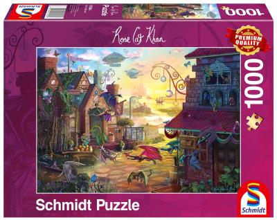 Opakowanie Puzzle 1000 Rose Cat Khan, Smocza poczta