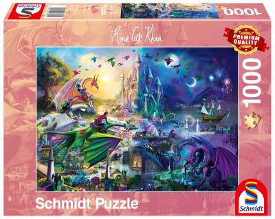 Opakowanie Puzzle 1000 Rose Cat Khan, Smoczy konkurs