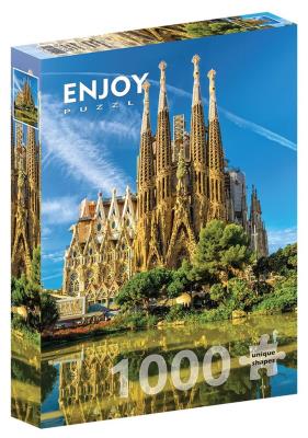 Opakowanie Puzzle 1000 Sagrada Familia/Barcelona/Hiszpania