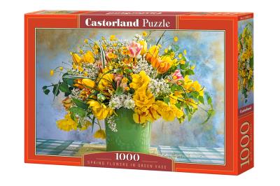 Opakowanie Puzzle 1000 Spring Flowers in Green Vase