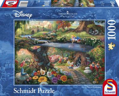Opakowanie Puzzle 1000 SQ T. Kinkade Alicja w Krainie Czarów 110756