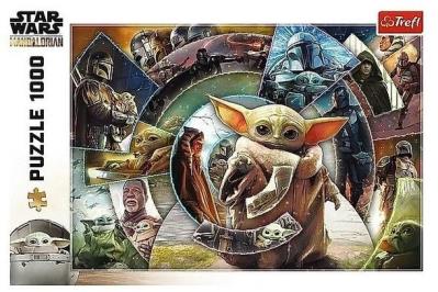 Opakowanie Puzzle 1000 Star Wars Podróż Grogu TREFL