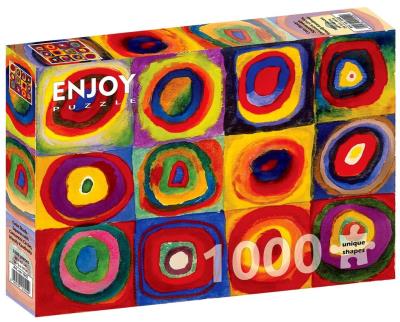 Opakowanie Puzzle 1000 Studium koloru: Kwadraty,,,