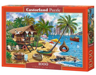 Puzzle 1000 Summer in the City CASTOR. Wydawca: Castorland. SmakLiter.pl Opakowanie Puzzle 1000 Summer in the City CASTOR
