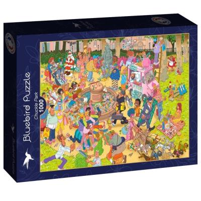 Puzzle 1000 Szaleństwo w porcie. Wydawca: Bluebird Puzzle. SmakLiter.pl Opakowanie Puzzle 1000 Szaleństwo w porcie