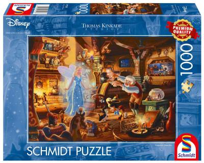 Opakowanie Puzzle 1000 Thomas Kinkade Pinokio Disney
