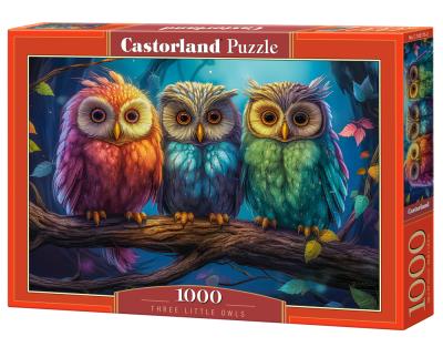 Puzzle 1000 Three Little Owls. Wydawca: Castorland. SmakLiter.pl Opakowanie Puzzle 1000 Three Little Owls