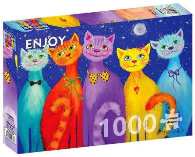 Opakowanie Puzzle 1000 Uśmiechnięte koty