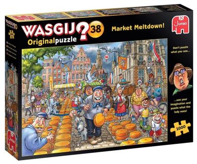 Opakowanie Puzzle 1000 Wasgij Original 38 - Na bazarze G3