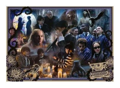 Opakowanie Puzzle 1000 Wednesday