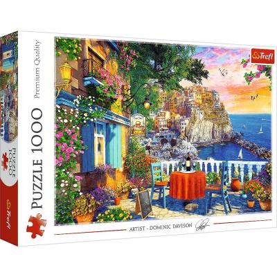 Puzzle 1000 Widok na Cinque Terre 10776. Wydawca: Trefl PAP. SmakLiter.pl Opakowanie Puzzle 1000 Widok na Cinque Terre 10776