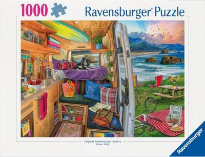 Opakowanie Puzzle 1000 Widok z kampera