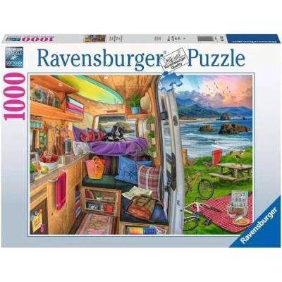 Opakowanie Puzzle 1000 Widok z kampera