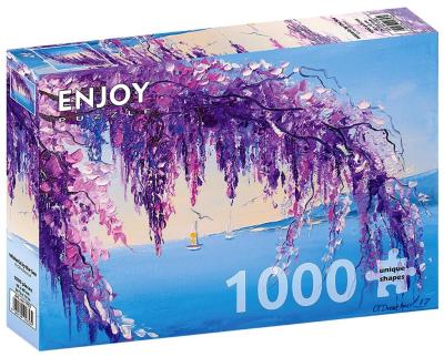 Opakowanie Puzzle 1000 Wisteria nad morzem