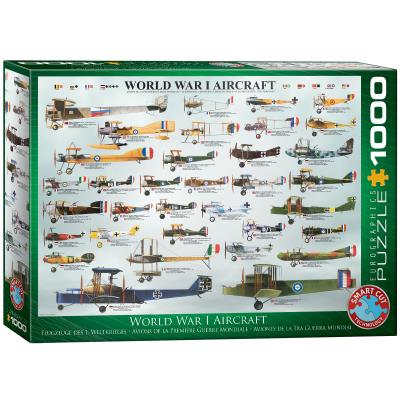 Puzzle 1000 World War I Aircraft 6000-0087. Wydawca: Eurographics. SmakLiter.pl Opakowanie Puzzle 1000 World War I Aircraft 6000-0087