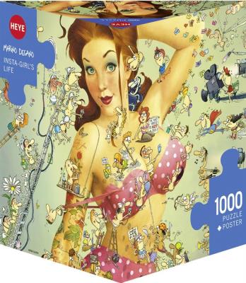 Puzzle 1000 Życie na Instagramie, Degano. Wydawca: Heye. SmakLiter.pl Opakowanie Puzzle 1000 Życie na Instagramie, Degano