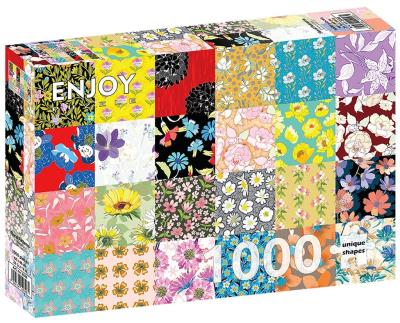 Opakowanie Puzzle 1000el Kwiecisty patchwork
