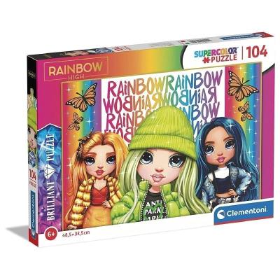 Opakowanie Puzzle 104 Brilliant Rainbow High