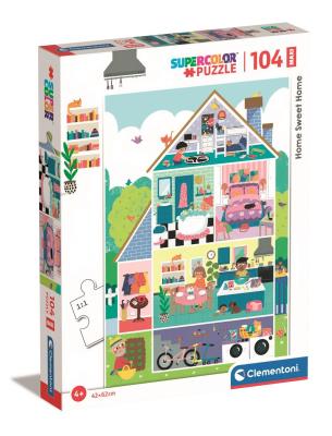 Opakowanie Puzzle 104 Maxi Super Kolor Home sweet home