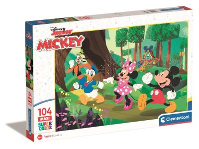 Opakowanie Puzzle 104 Maxi Super Kolor Mickey and Friends