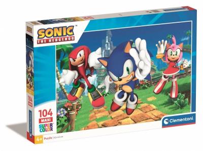 Opakowanie Puzzle 104 Maxi Super Kolor Sonic