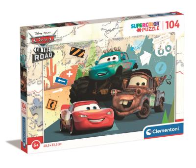 Opakowanie Puzzle 104 Super Color Cars
