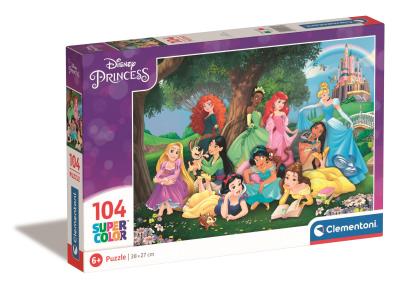 Opakowanie Puzzle 104 Super Kolor Disney Princess