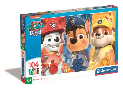 Opakowanie Puzzle 104 Super Kolor Paw Patrol