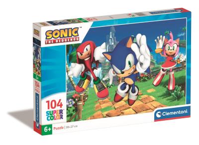 Opakowanie Puzzle 104 Super Kolor Sonic