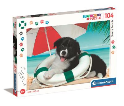 Opakowanie Puzzle 104 Super Kolor Sunny Beach