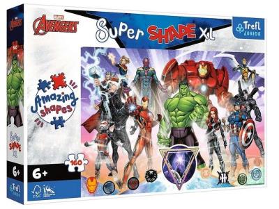 Opakowanie Puzzle 104 Super Shape XL Odwaga Avengersów TREFL