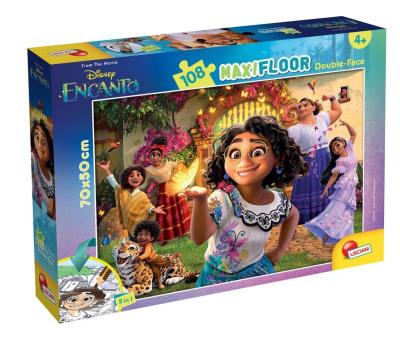 Puzzle 108 Maxi Floor Disney Encanto. Wydawca: Lisciani. SmakLiter.pl Opakowanie Puzzle 108 Maxi Floor Disney Encanto