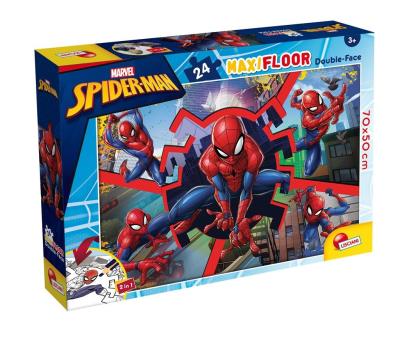 Puzzle 108 podłogowe Spiderman. Wydawca: Dante. SmakLiter.pl Opakowanie Puzzle 108 podłogowe Spiderman