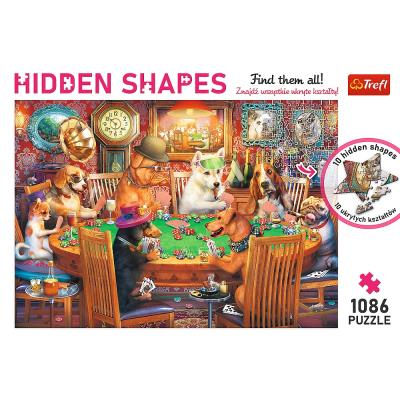 Opakowanie Puzzle 1086 Hidden Shapes - Wieczór gier