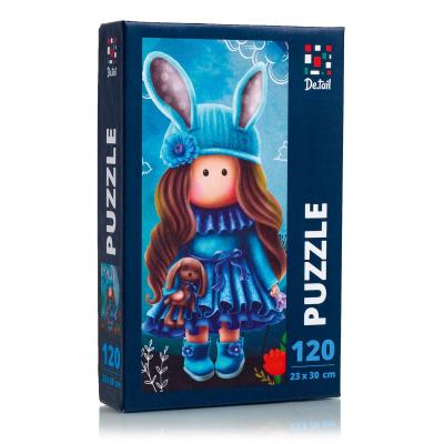 Puzzle 120 Ładna laleczka w świetle księżyca DT100-02. Wydawca: De.tail. SmakLiter.pl Opakowanie Puzzle 120 Ładna laleczka w świetle księżyca DT100-02