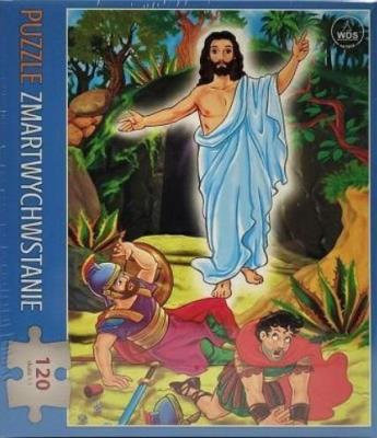 Puzzle 120 - Zmartwychwstanie. Wydawca: Wydawnictwo Diecezjalne i Drukarnia w Sandomierzu. SmakLiter.pl Opakowanie Puzzle 120 - Zmartwychwstanie