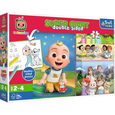 Opakowanie Puzzle 15 Giant Cocomelon TREFL